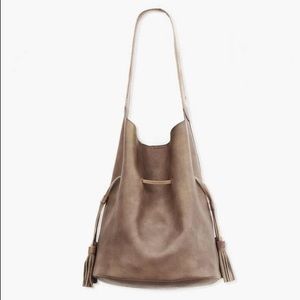 Lucky Brand - Drawstring Vegan Leather Bucket